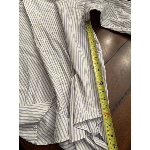 Ralph Lauren Golf Tilden Button Down Shirt Mens 2XL Purple Striped Cotton - Picture 6 of 8